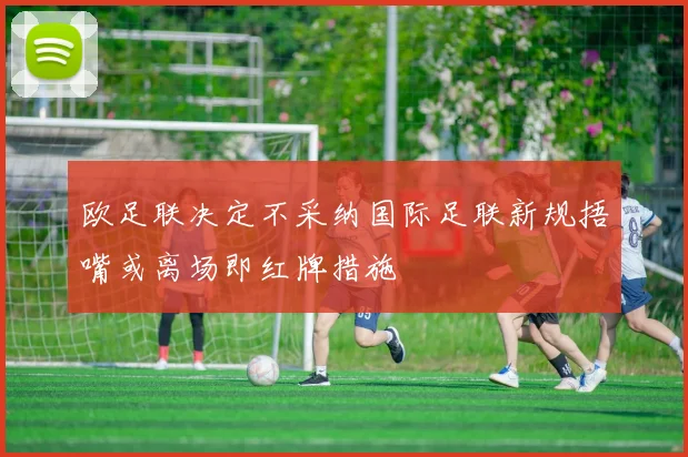 欧足联决定不采纳国际足联新规捂嘴或离场即红牌措施